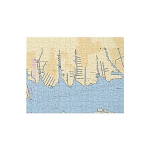 Bayside Marine (Copiague, NY) NOAA Chart Jigsaw Puzzle