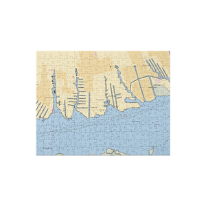 Tanner Park Marina (Copiague, NY) NOAA Chart Jigsaw Puzzle