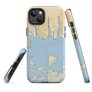 Unqua Corinthian Yacht Club (Amityville, NY) NOAA Chart  Tough iPhone Case