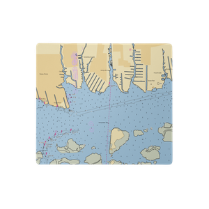 Unqua Corinthian Yacht Club (Amityville, NY) NOAA Chart  Gaming Mouse Pad