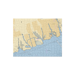 Herby's Boatyard (Lindenhurst, NY) NOAA Chart Jigsaw Puzzle