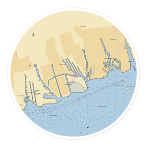 Herby's Boatyard (Lindenhurst, NY) NOAA Chart Sticker