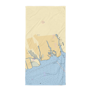 Karl Tank Boatyard Inc (Lindenhurst, NY) NOAA Chart Towel