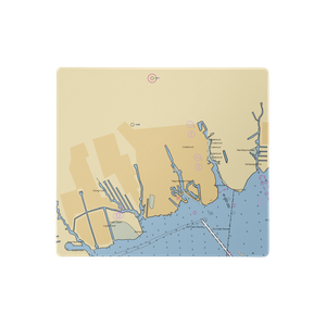 Seaside 3 Marina (Lindenhurst, NY) NOAA Chart  Gaming Mouse Pad