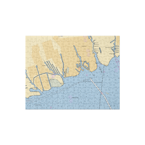 Surfside 3 Marina (Babylon, NY) NOAA Chart Jigsaw Puzzle