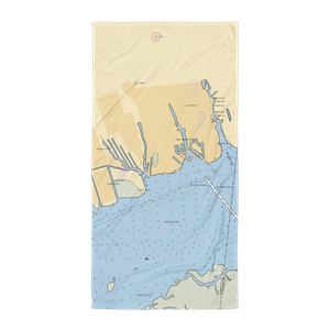 Surfside 3 Marina (Babylon, NY) NOAA Chart Towel