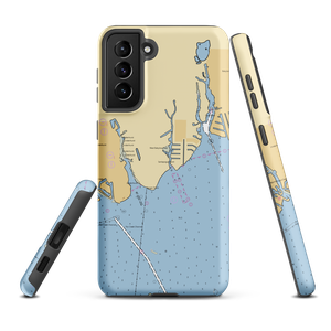 Bergen Point Yacht Basin (Babylon, NY) NOAA Chart Samsung Phone Case