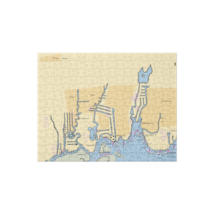 Bay Breeze Marina (Seaford, NY) NOAA Chart Jigsaw Puzzle