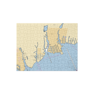 Long Island Yacht Club (Babylon, NY) NOAA Chart Jigsaw Puzzle