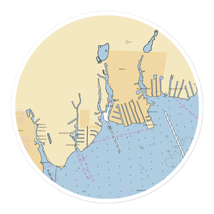 Rainbow Marine (Babylon, NY) NOAA Chart Sticker