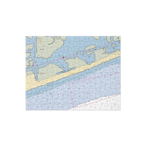 Gilgo Beach Marina (Copiague, NY) NOAA Chart Jigsaw Puzzle