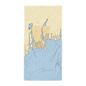 Town of Babylon Park Marina (West Islip, NY) NOAA Chart Towel