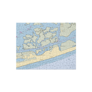 Joseph J. Saladino Memorial Marina at TOBAY (Copiague, NY) NOAA Chart Jigsaw Puzzle