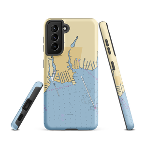 Babylon Municipal Dock (West Islip, NY) NOAA Chart Samsung Phone Case