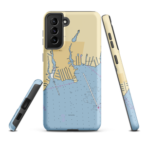 Babylon Municipal Dock (West Islip, NY) NOAA Chart Samsung Phone Case