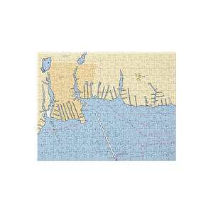 Babylon Yacht Club (West Islip, NY) NOAA Chart Jigsaw Puzzle