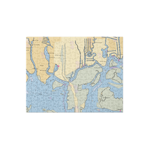 Hidden Harbor Marina West (Wantagh, NY) NOAA Chart Jigsaw Puzzle