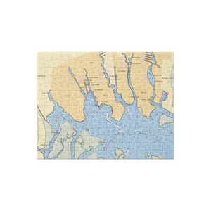 Sunrise Yacht Club (Merrick, NY) NOAA Chart Jigsaw Puzzle