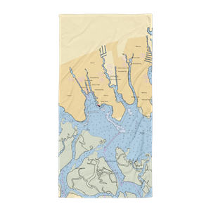 Bay Marine (Merrick, NY) NOAA Chart Towel