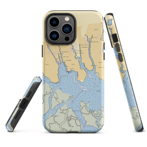 Blue Water Yacht Club (Merrick, NY) NOAA Chart  Tough iPhone Case