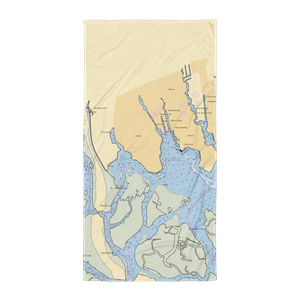 Ocean Bay Marina (Merrick, NY) NOAA Chart Towel