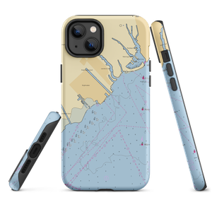 Bay Shore Yacht Club (Bay Shore, NY) NOAA Chart  Tough iPhone Case