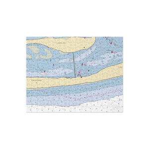 Robert Moses State Park Boat Basin (West Islip, NY) NOAA Chart Jigsaw Puzzle