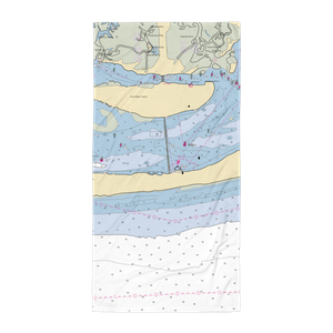 Robert Moses State Park Boat Basin (West Islip, NY) NOAA Chart Towel