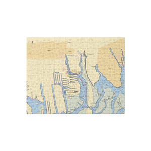 West Wind Yacht Club (Freeport, NY) NOAA Chart Jigsaw Puzzle