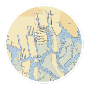 Cow Meadow Park (Freeport, NY) NOAA Chart Sticker