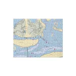 Captree State Park (Bay Shore, NY) NOAA Chart Jigsaw Puzzle