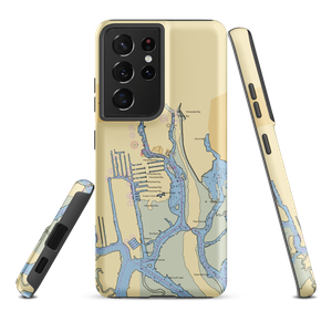 Al Grovers High & Dry Marina (Freeport, NY) NOAA Chart Samsung Phone Case