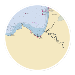 South Bay Marina (Verona Beach, NY) NOAA Chart Sticker
