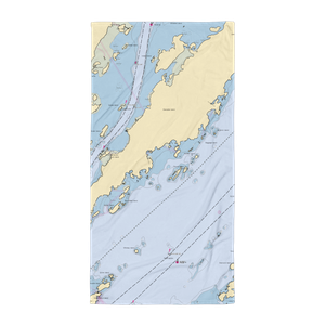 Grenadier Island Central (Redwood, NY) NOAA Chart Towel