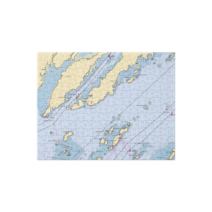 Hucks Marine & Resort (Wellesley Island, NY) NOAA Chart Jigsaw Puzzle