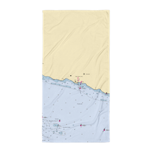 Apps Landing (North Bay, NY) NOAA Chart Towel