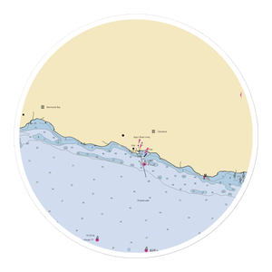 Apps Landing (North Bay, NY) NOAA Chart Sticker