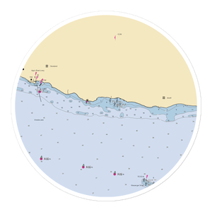 Anglers' Bay (North Bay, NY) NOAA Chart Sticker