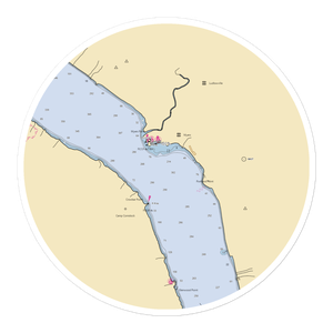 Lansing Harbor Marina (Lansing, NY) NOAA Chart Sticker