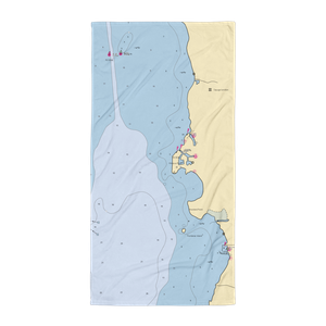 Hibiscus Harbor Marina (Union Springs, NY) NOAA Chart Towel