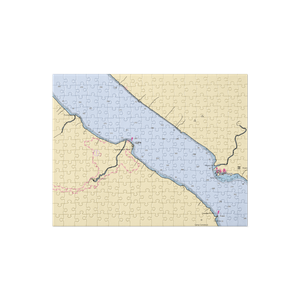 Taughannock Marina (Jacksonville, NY) NOAA Chart Jigsaw Puzzle