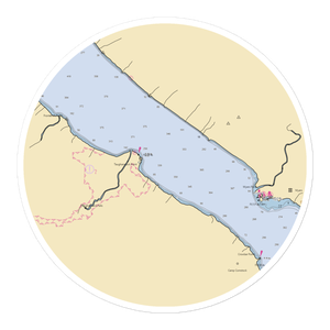 Taughannock Marina (Jacksonville, NY) NOAA Chart Sticker