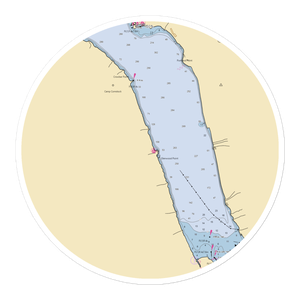 Ithaca Yacht Club (Ithaca, NY) NOAA Chart Sticker