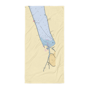 Alan H Treman State Marine Pk (Ithaca, NY) NOAA Chart Towel