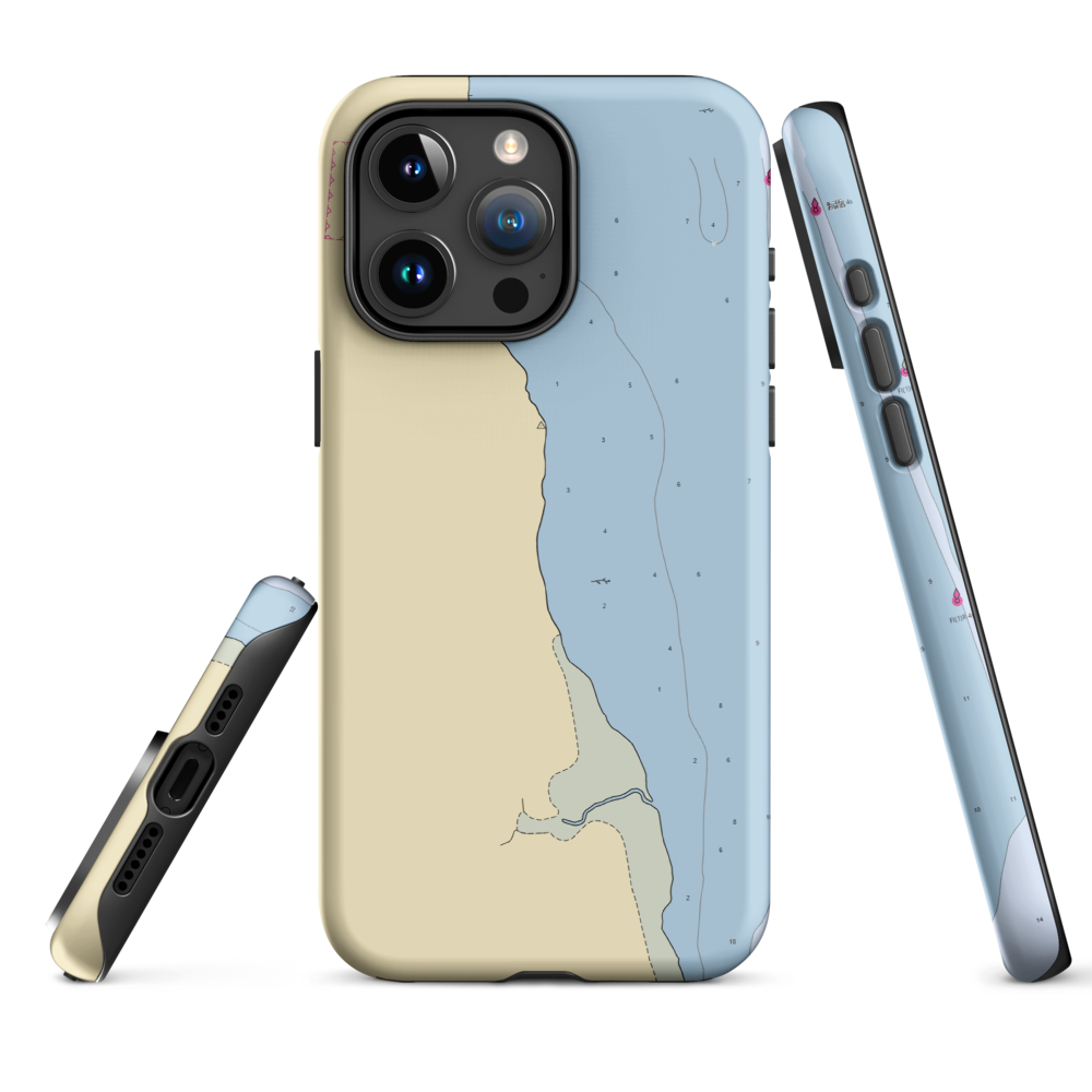 Wolffy's Grill and Marina (Seneca Falls, NY) NOAA Chart  Tough iPhone Case iPhone 15 Pro Max model shown