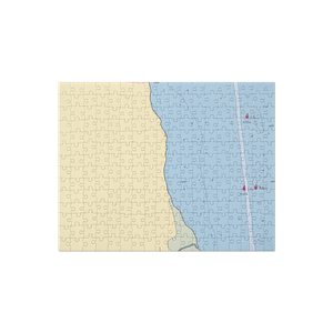 Wolffy's Grill and Marina (Seneca Falls, NY) NOAA Chart Jigsaw Puzzle