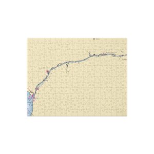 Inland Harbor Marina (Waterloo, NY) NOAA Chart Jigsaw Puzzle