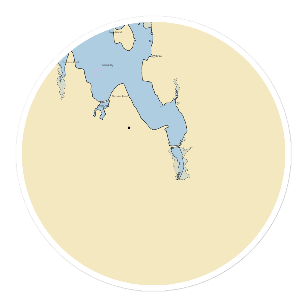 Bay Bridge Sport Shop (North Rose, NY) NOAA Chart Sticker 