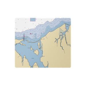 Fowlers Marina (Sodus Point, NY) NOAA Chart  Gaming Mouse Pad