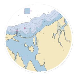 Fowlers Marina (Sodus Point, NY) NOAA Chart Sticker